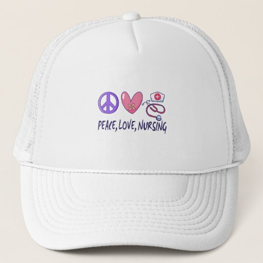 Liebe nähren truckerkappe (Vorderseite)