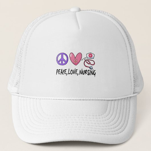 Liebe nähren truckerkappe (Vorderseite)