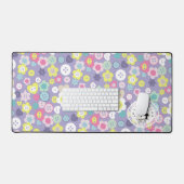 Liebe Nähtasten Lila Schreibtischunterlage (Tastatur & Maus)