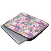Liebe Nähtasten Rosa Laptopschutzhülle (Vorne Knopf)