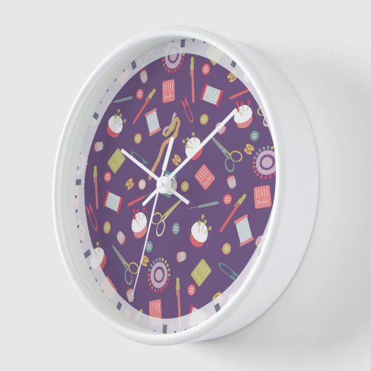 Liebe Nähzubehör Lila Uhr (Winkel)