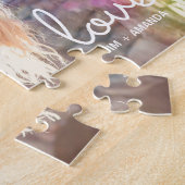 Liebe Names Verlobung Foto Puzzle (Seite)