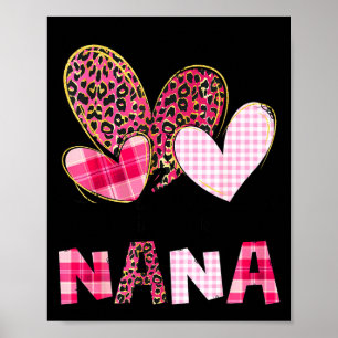 Liebe Nana Oma Valentinstag Muttertag genannt zu w Poster