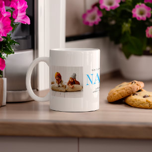 Liebe Nana Zwei-Foto-Collage Kaffeetasse