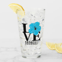 LIEBE Nanakuli Hawaii Blue Hibiskus