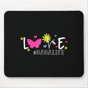 Liebe nanalife Schmetterling Blumen inspirierend Mousepad