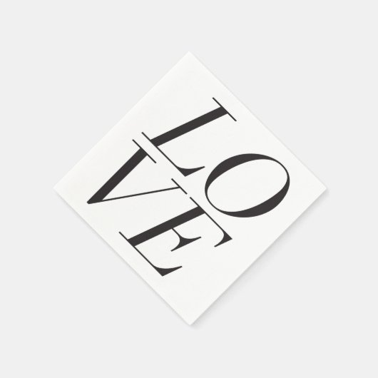 Liebe Napkins Serviette (Ecke)