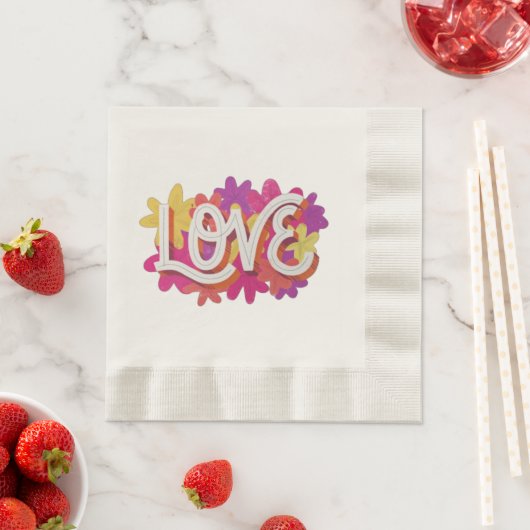 LIEBE Napkins Serviette (Beispiel)