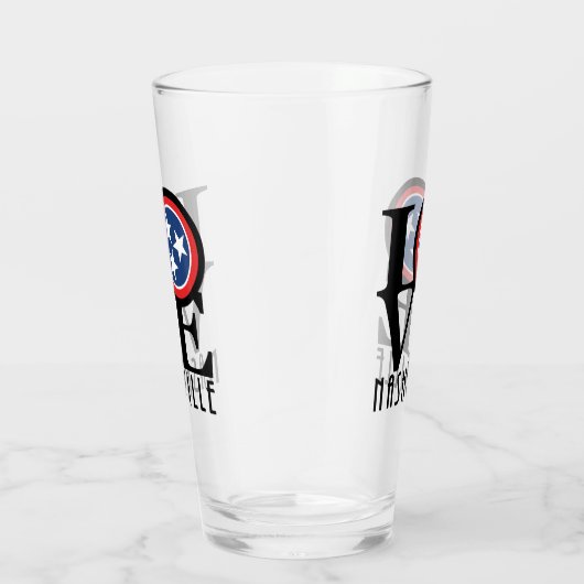 LIEBE Nashville Glas (Rechts)