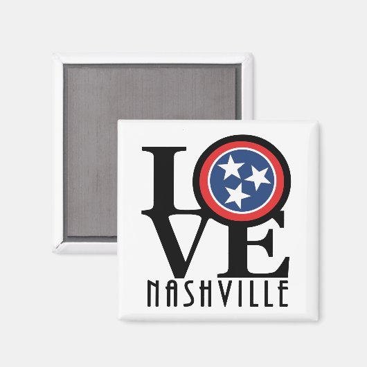 LIEBE Nashville Magnet (Vorderseite/Rückseite)