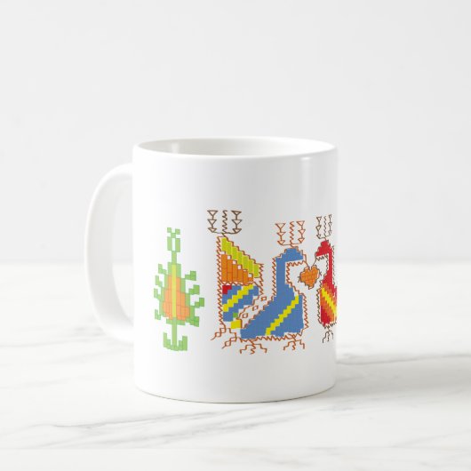 Liebe Native Bulgarische Motive Classic Tasse (Vorderseite Links)