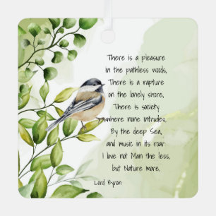 Liebe Natur Inspiration Zitat Lord Byron Cerami Ornament Aus Metall