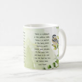 Liebe Natur Inspiration Zitat Lord Byron Kaffeetasse (VorderseiteRechts)