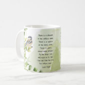 Liebe Natur Inspiration Zitat Lord Byron Kaffeetasse (Vorderseite Links)