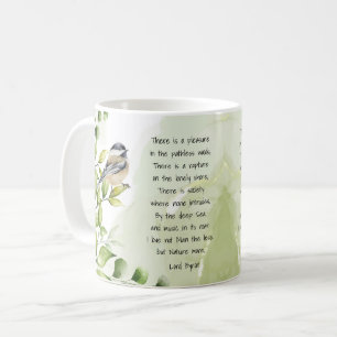 Liebe Natur Inspiration Zitat Lord Byron Kaffeetasse