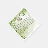 Liebe Natur Inspiration Zitat Lord Byron Serviette (Ecke)