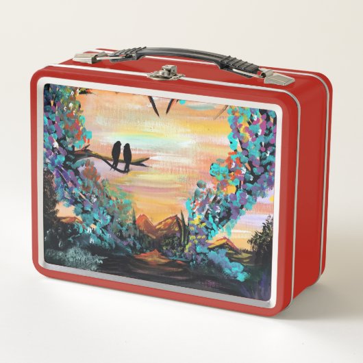 Liebe Natur Metall Brotdose (Vorderseite)