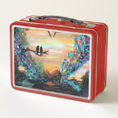 Liebe Natur Metall Brotdose (Rückseite)