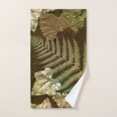 Liebe Nature Ferny Leaf Print  Handtuch (Handtuch)