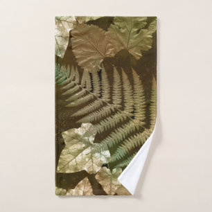 Liebe Nature Ferny Leaf Print Handtuch
