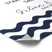 Liebe Nautic Navy Alcohol Poster (Ecke)