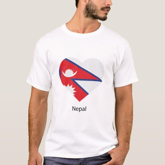 Liebe Nepal T-Shirt (Vorderseite)