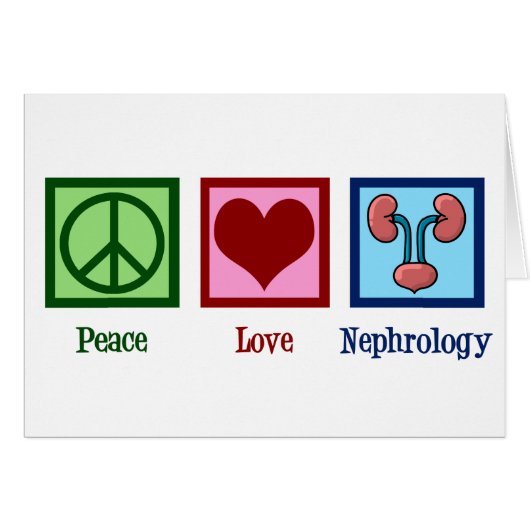 Liebe Nephrologie Office Holiday Card (Vorderseite (Horizontal))