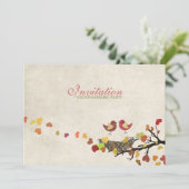 Liebe-Nest - Housewarming-Party Einladung (Stehend Vorderseite)