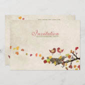 Liebe-Nest - Housewarming-Party Einladung (Vorne/Hinten)