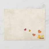 Liebe Nest Wedding Tischnummer Card (Rückseite)