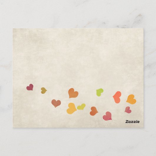 Liebe Nest Wedding Vielen Dank Postkarte (Rückseite)