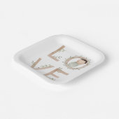 Liebe | Neues Baby Pappteller (Gewinkelt)