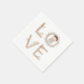 Liebe | Neues Baby Serviette (Ecke)