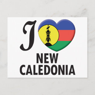 Liebe Neukaledonien Postkarte