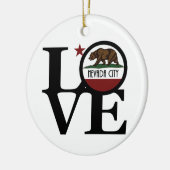 LIEBE Nevada Stadt Kalifornien Keramik Ornament (Links)