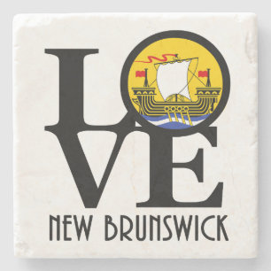 LIEBE New Brunswick Kanada Steinuntersetzer