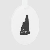 Liebe New Hampshire Ornament (Vorderseite)