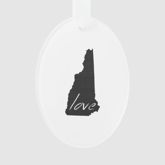 Liebe New Hampshire Ornament (Vorderseite)