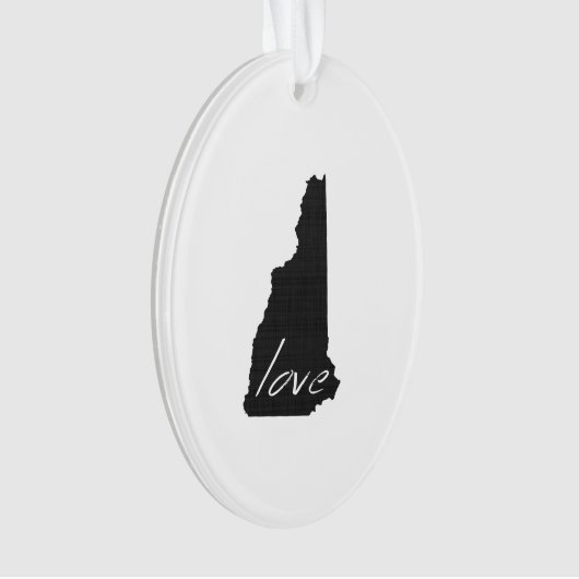 Liebe New Hampshire Ornament (Vorderseite)