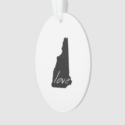 Liebe New Hampshire Ornament (Vorderseite)