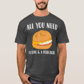 Liebe New Jersey Food Ei Käse Schweinefleisch Roll T-Shirt (Vorderseite)
