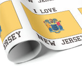 Liebe New Jersey Geschenkpapier (Rolleneckpunkt)