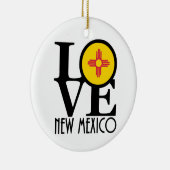 LIEBE New Mexico Keramik Ornament (Rechts)