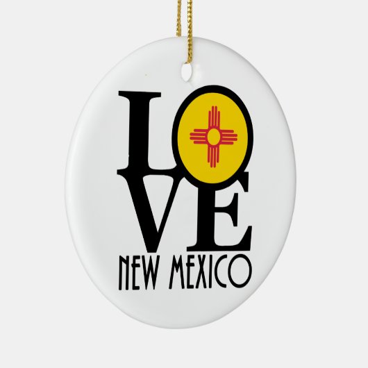 LIEBE New Mexico Keramik Ornament (Rechts)