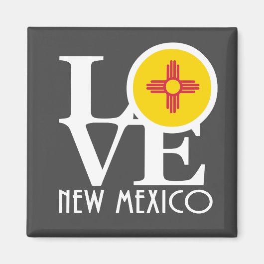 LIEBE New Mexico Magnet (Vorne)