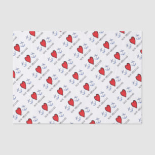 Liebe New Orleans Seidenpapier