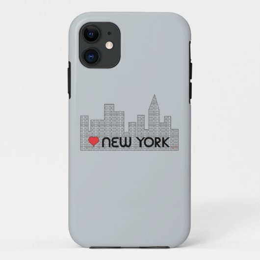 Liebe NEW YORK Case-Mate iPhone Hülle (Rückseite)