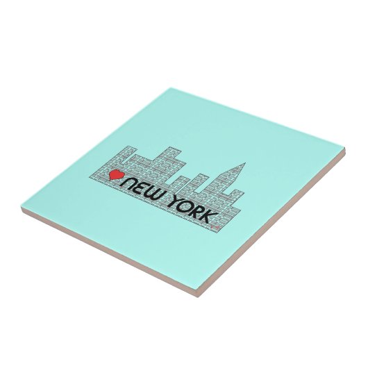 Liebe NEW YORK Fliese (Seite)
