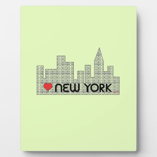 Liebe NEW YORK Fotoplatte (Vorderseite)