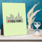 Liebe NEW YORK Fotoplatte (Seite)